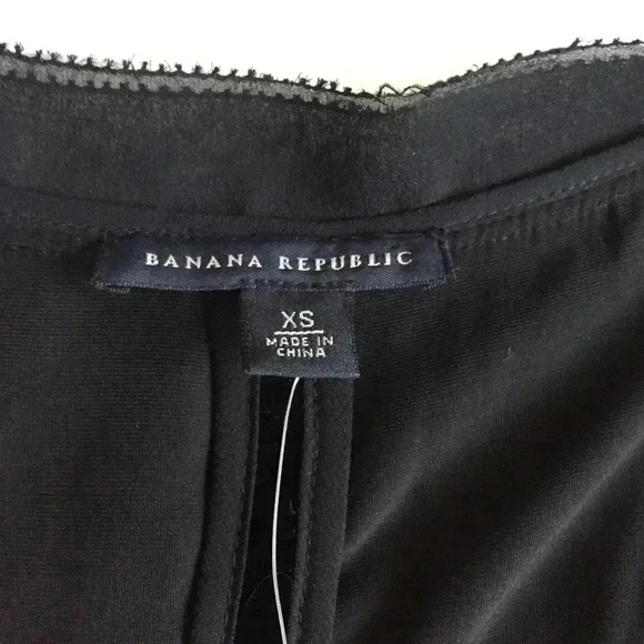 NWT Banana Republic Velvet Short Sleeve Dress - Picture 6 of 7